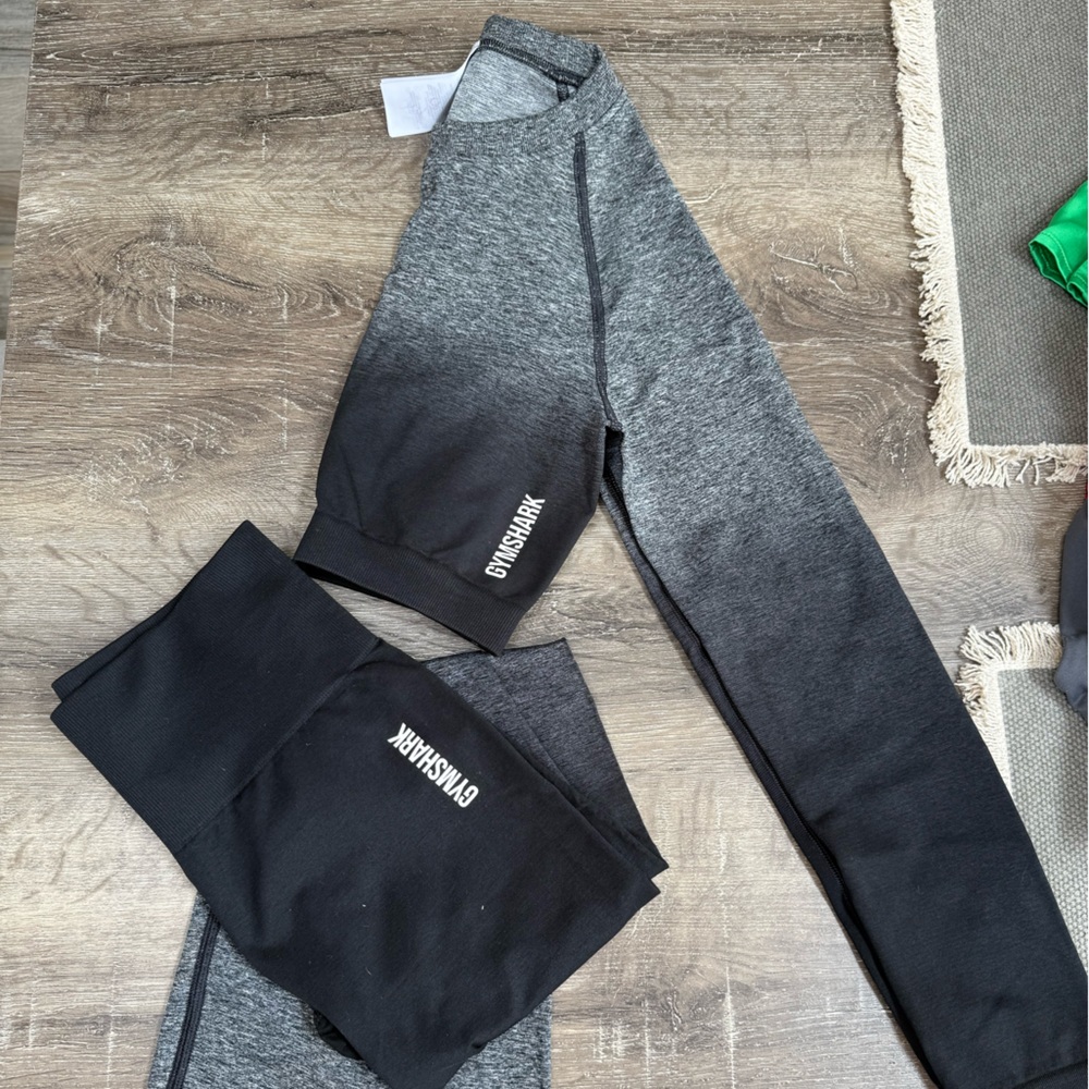 Gymshark Ombre Seamless Leggings and Long Sleeve